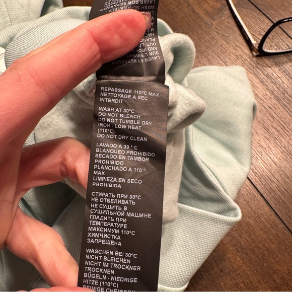 THE KOOPLES Paris Graphic Logo Hoodie Sage Green EU 1 Made in Portugal NWT - Picture 8 of 10